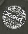 画像8: X-girl ( エックスガール ) - PIGMENT DISTRESSED CIRCLE LOGO S/S TEE (8)