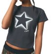 画像11: X-girl ( エックスガール ) - PIGMENT DISTRESSED CIRCLE LOGO S/S TEE (11)