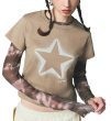 画像10: X-girl ( エックスガール ) - PIGMENT DISTRESSED CIRCLE LOGO S/S TEE (10)