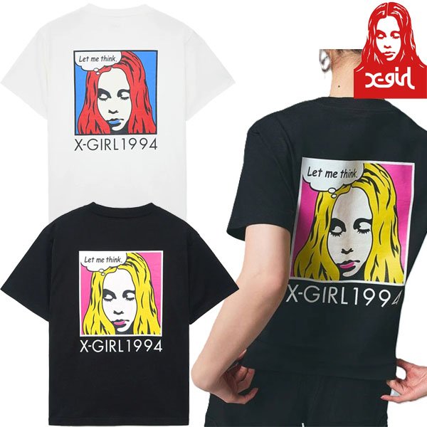 画像1: X-girl ( エックスガール ) - POP FACE S/S TEE (1)