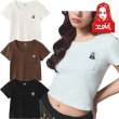 画像1: X-girl ( エックスガール ) - FACE LABEL POCKET BABY TEE (1)