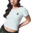 画像11: X-girl ( エックスガール ) - FACE LABEL POCKET BABY TEE (11)