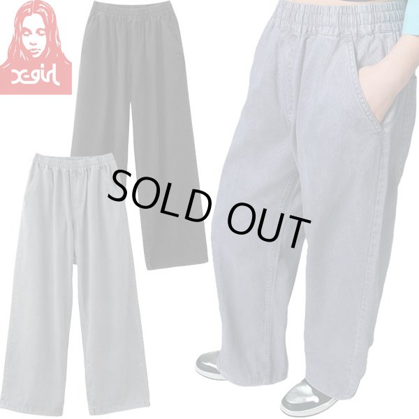 画像1: X-girl ( エックスガール ) - FADED FACE EASY PANTS (1)