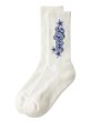 画像2: X-girl ( エックスガール ) - FLYING STARS LOGO RIB SOCKS (2)