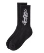 画像4: X-girl ( エックスガール ) - FLYING STARS LOGO RIB SOCKS (4)
