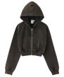 画像3: X-girl ( エックスガール ) - DUSTY COMPACT ZIP UP SWEAT HOODIE (3)