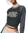 画像14: ※予約開始※　X-girl ( エックスガール ) - FADED TRIBAL LOGO RAGLAN L/S BABY TEE (14)