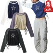 画像1: ※予約開始※　X-girl ( エックスガール ) - SHINY STAR RAGRAN L/S BABY TOP (1)