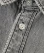画像6: X-girl ( エックスガール ) - FACE LABEL LIGHT DENIM S/S SHIRT (6)
