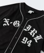 画像5: X-girl ( エックスガール ) - OLD ENGLISH LOGO BASEBALL SHIRT (5)