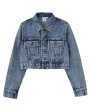 画像2: X-girl ( エックスガール ) - EMBOSSED DENIM JACKET (2)