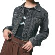 画像12: X-girl ( エックスガール ) - EMBOSSED DENIM JACKET (12)