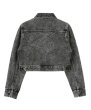 画像4: X-girl ( エックスガール ) - EMBOSSED DENIM JACKET (4)