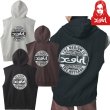 画像1: X-girl ( エックスガール ) - DISTRESSED CIRCLE LOGO ZIP UP SWEAT VEST (1)