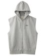画像2: X-girl ( エックスガール ) - DISTRESSED CIRCLE LOGO ZIP UP SWEAT VEST (2)