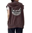 画像18: X-girl ( エックスガール ) - DISTRESSED CIRCLE LOGO ZIP UP SWEAT VEST (18)