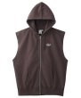 画像4: X-girl ( エックスガール ) - DISTRESSED CIRCLE LOGO ZIP UP SWEAT VEST (4)