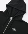 画像8: X-girl ( エックスガール ) - DISTRESSED CIRCLE LOGO ZIP UP SWEAT VEST (8)