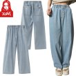 画像1: X-girl ( エックスガール ) - FACE LABEL EASY PANTS (1)