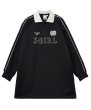 画像2: ※予約開始※　X-girl ( エックスガール ) - HALF ZIP JERSEY DRESS (2)