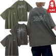 画像1: X-girl ( エックスガール ) - OVER PRINT MILLS LOGO S/S BIG TEE DRESS (1)
