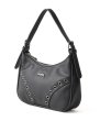 画像2: X-girl ( エックスガール ) - EYELET FAUX LEATHER HAND BAG (2)
