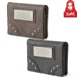 画像1: ☆予約商品☆ X-girl ( エックスガール ) - METAL LABEL FAUX LEATHER MINI WALLET (1)