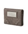 画像2: ☆予約商品☆ X-girl ( エックスガール ) - METAL LABEL FAUX LEATHER MINI WALLET (2)