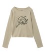 画像2: ☆予約☆ X-girl ( エックスガール ) - SPRAY LOGO L/S TOP (2)