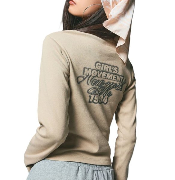 画像10: ☆予約☆ X-girl ( エックスガール ) - SPRAY LOGO L/S TOP (10)