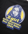 画像8: X-girl ( エックスガール ) - MESSAGE AND FACE CIRCLE LOGO L/S TEE (8)