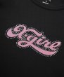 画像7: X-girl ( エックスガール ) - RHINESTONE AND GLITTER LOGO L/S BABY TEE (7)