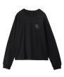 画像2: X-girl ( エックスガール ) - RHINESTONE COMBINATION LOGO L/S TEE (2)