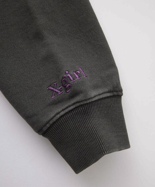 画像7: X-girl ( エックスガール ) - COLOR SCHEME COMPACT ZIP UP HOODIE (7)