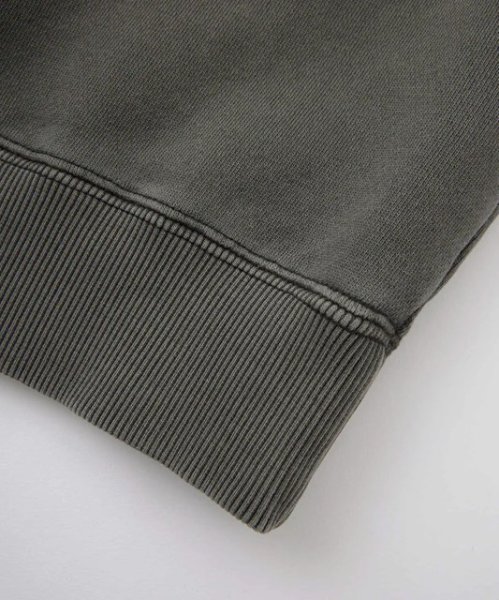 画像8: X-girl ( エックスガール ) - DISTORTED LOGO PATCH FADED SWEAT TOP (8)