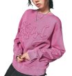 画像10: X-girl ( エックスガール ) - DISTORTED LOGO PATCH FADED SWEAT TOP (10)