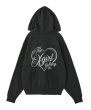 画像2: X-girl ( エックスガール ) - HEART SPRAY LOGO SWEAT HOODIE (2)