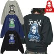 画像1: X-girl ( エックスガール ) - FACE PATCH AND LOGO CREWNECK SWEAT TOP (1)