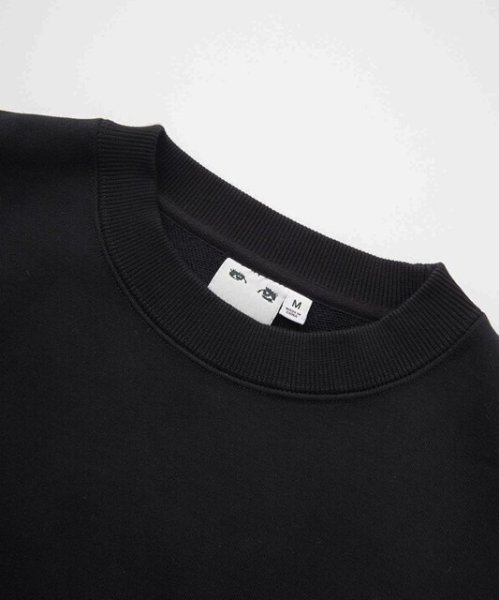 画像6: X-girl ( エックスガール ) - FACE PATCH AND LOGO CREWNECK SWEAT TOP (6)