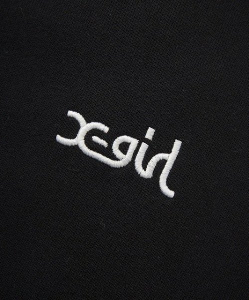 画像7: X-girl ( エックスガール ) - FACE PATCH AND LOGO CREWNECK SWEAT TOP (7)
