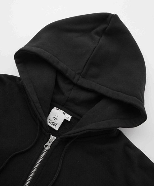 画像6: X-girl ( エックスガール ) - FACE PATCH AND LOGO ZIP UP SWEAT HOODIE (6)