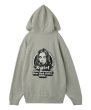 画像2: X-girl ( エックスガール ) - MESSAGE AND FACE ZIP UP SWEAT HOODIE (2)