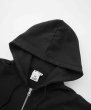 画像6: X-girl ( エックスガール ) - MESSAGE AND FACE ZIP UP SWEAT HOODIE (6)