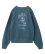 画像4: X-girl ( エックスガール ) - MIX LOGO & FACE FADED CREWNECK SWEAT TOP (4)