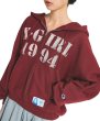 画像14: X-girl ( エックスガール ) - X-girl × Champion REVERSE WEAVE STENCIL LOGO ZIP UP HOODIE (14)