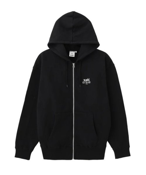 画像4: X-girl ( エックスガール ) - COLLAGE CAMO FACE ZIP UP SWEAT HOODIE (4)