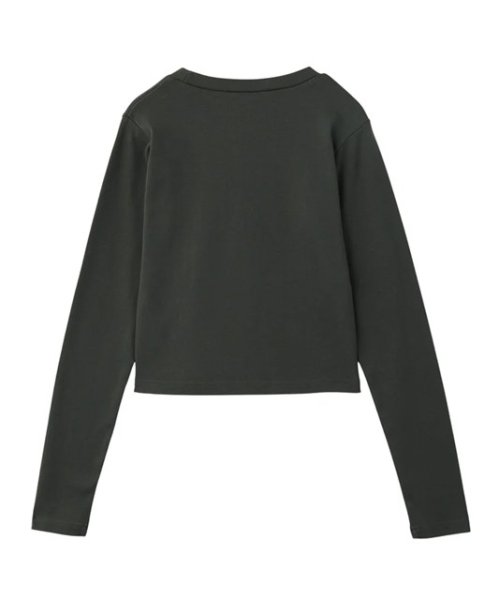 画像4: X-girl ( エックスガール ) - BUTTERFLY FOAM PRINT L/S BABY TEE (4)