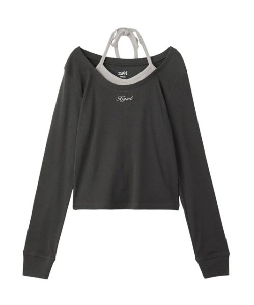 画像3: X-girl ( エックスガール ) - LAYERED L/S TOP (3)