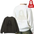 画像1: X-girl ( エックスガール ) - FACE EMBROIDERY KNIT TOP (1)