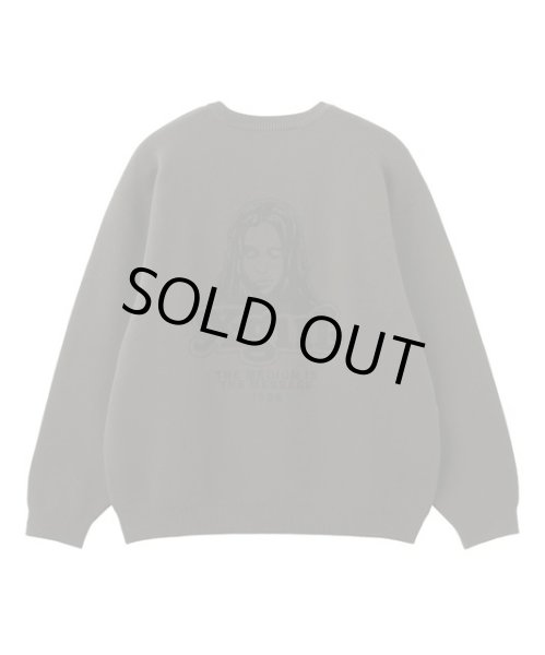 画像2: X-girl ( エックスガール ) - FACE EMBROIDERY KNIT TOP (2)